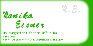 monika eisner business card
